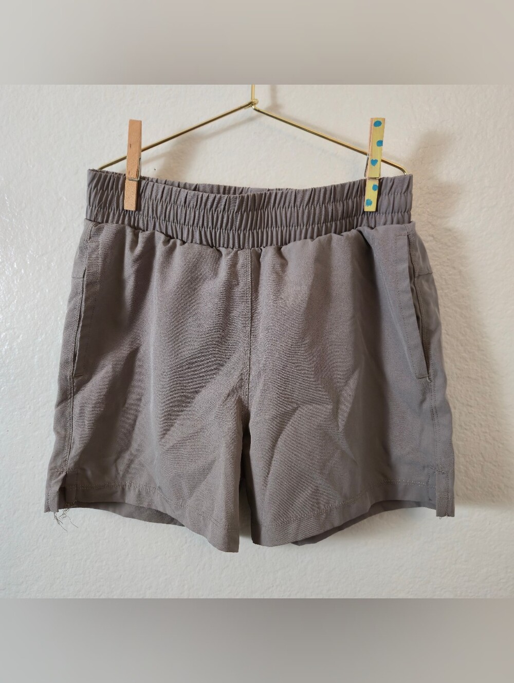 Boys Grey Athletic Shorts